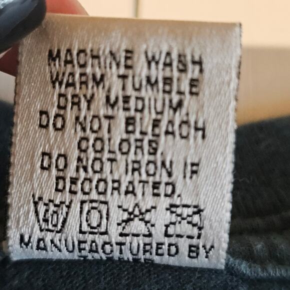 Vintage 90s Turner Single Stitch Wolves T-Shirt Blue Animal Nature M USA 3599 - Picture 4 of 7